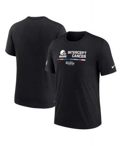 Men's Black Cleveland Browns 2022 NFL Crucial Catch Performance T-shirt $20.50 T-Shirts