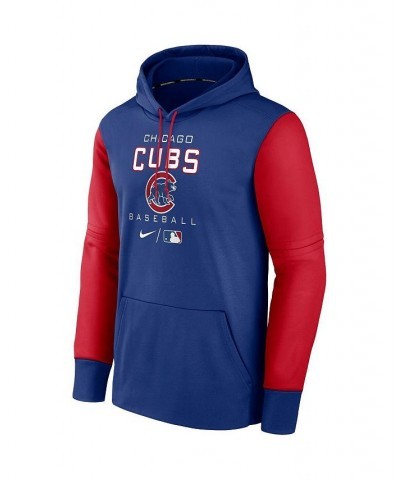 Men's Royal, Red Chicago Cubs Authentic Collection Performance Hoodie $45.89 Sweatshirt