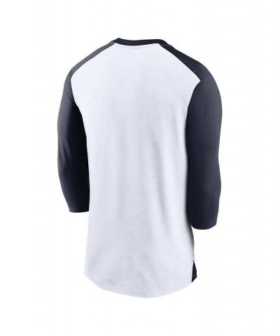 Men's White, Navy Chicago Bears Rewind 3/4-Sleeve T-shirt $26.95 T-Shirts