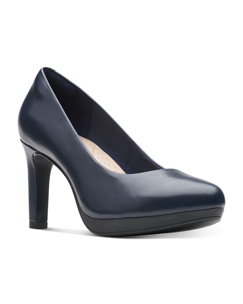 Women's Ambyr Joy Dress Shoes Navy Leather $38.85 Shoes