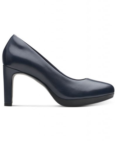 Women's Ambyr Joy Dress Shoes Navy Leather $38.85 Shoes