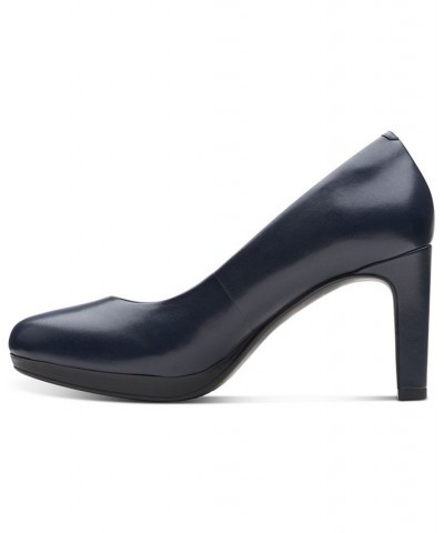 Women's Ambyr Joy Dress Shoes Navy Leather $38.85 Shoes