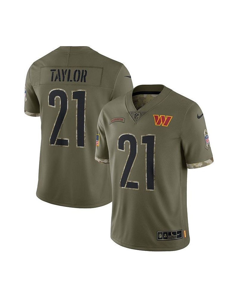 Men's Sean Taylor Olive Washington Commanders 2022 Salute To Service Retired Player Limited Jersey $66.70 Jersey