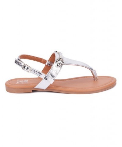 Angelica Women's Sandal Silver $24.28 Shoes