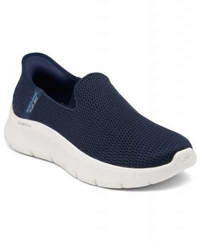 Women's Slip-Ins Go Walk Flex - Relish Slip-On Walking Sneakers Blue $37.60 Shoes