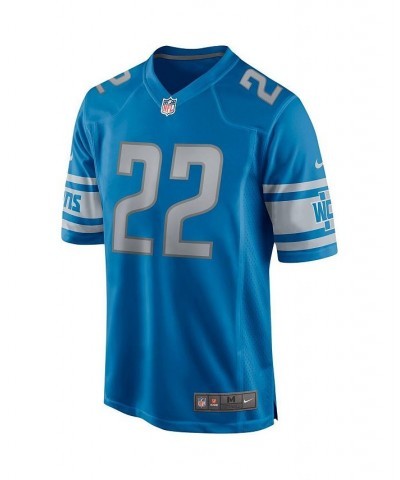 Men's Bobby Layne Blue Detroit Lions Game Retired Player Jersey $56.00 Jersey