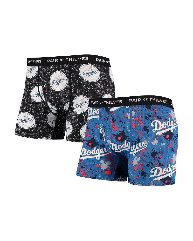 Men's Royal, Black Los Angeles Dodgers Super Fit 2-Pack Boxer Briefs Set $25.49 Underwear