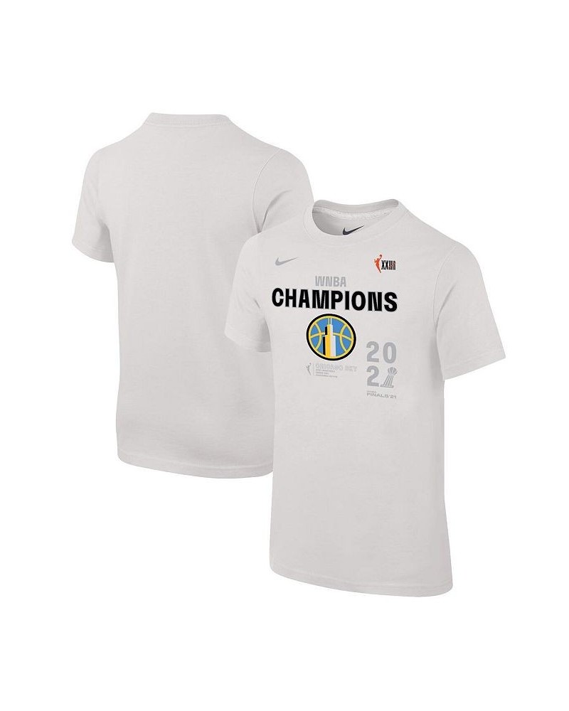 Men's White Chicago Sky 2021 WNBA Finals Champions T-shirt $16.56 T-Shirts