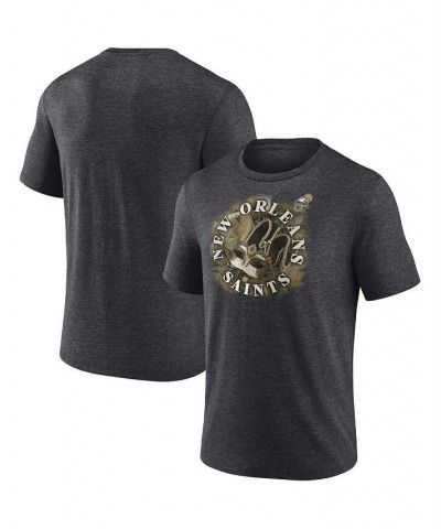 Men's Branded Heathered Charcoal New Orleans Saints Sporting Chance Tri-Blend T-shirt $22.22 T-Shirts