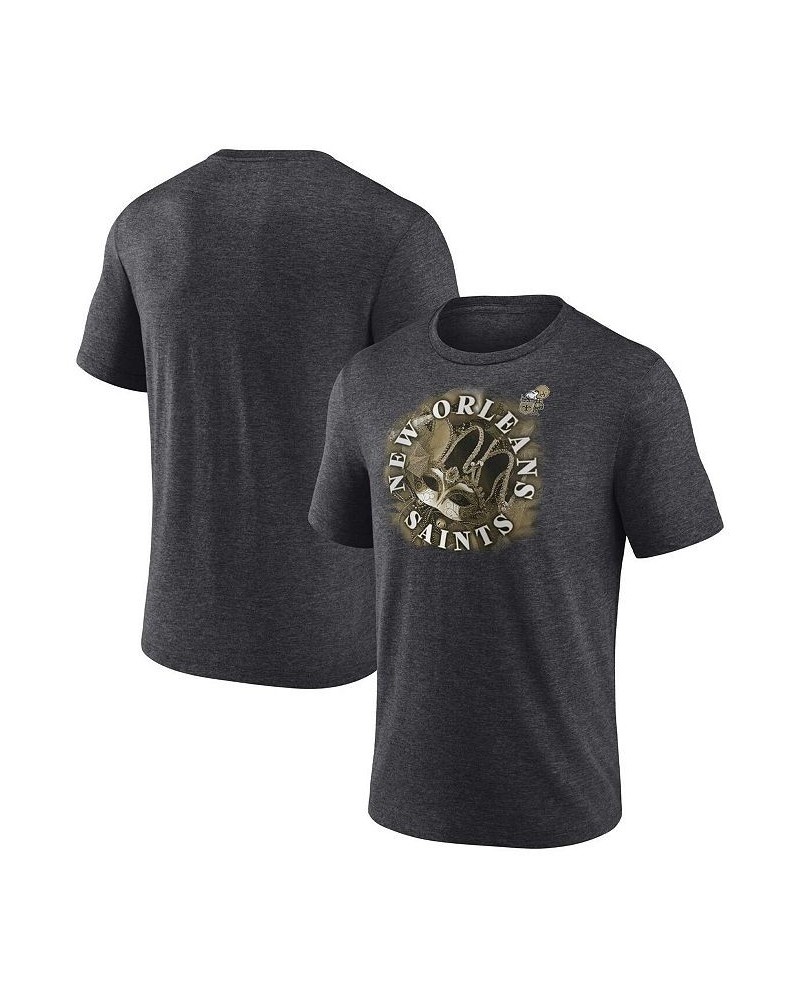 Men's Branded Heathered Charcoal New Orleans Saints Sporting Chance Tri-Blend T-shirt $22.22 T-Shirts