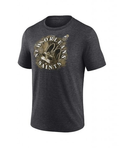 Men's Branded Heathered Charcoal New Orleans Saints Sporting Chance Tri-Blend T-shirt $22.22 T-Shirts