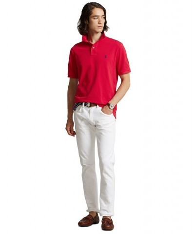 Men's Custom Slim Fit Mesh Polo RL 2000 Red $56.40 Polo Shirts