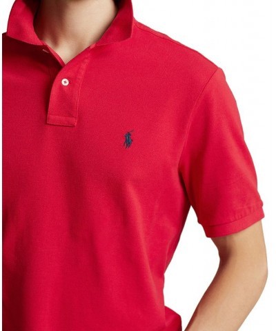 Men's Custom Slim Fit Mesh Polo RL 2000 Red $56.40 Polo Shirts