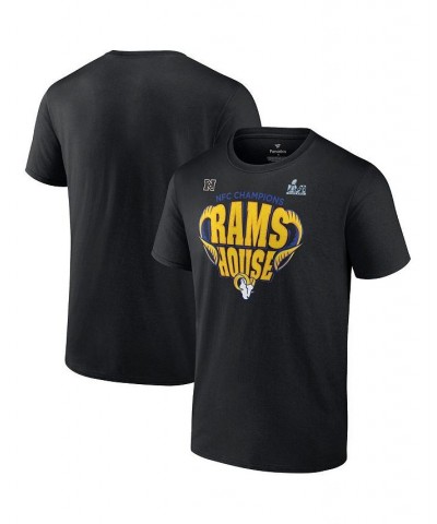 Men's Black Los Angeles Rams 2021 NFC Champions Big and Tall Hometown T-shirt $16.40 T-Shirts