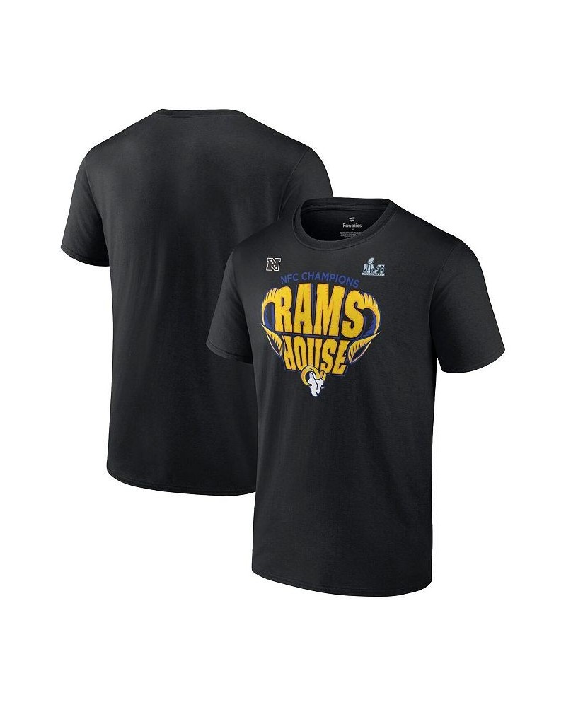 Men's Black Los Angeles Rams 2021 NFC Champions Big and Tall Hometown T-shirt $16.40 T-Shirts