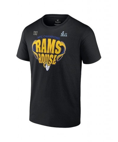 Men's Black Los Angeles Rams 2021 NFC Champions Big and Tall Hometown T-shirt $16.40 T-Shirts