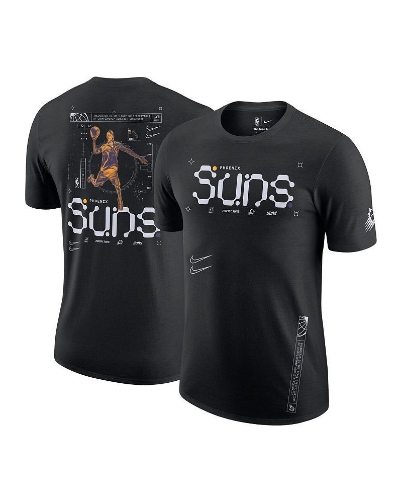 Men's Black Phoenix Suns Courtside Air Traffic Control Max90 T-shirt $25.30 T-Shirts