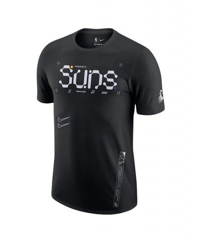 Men's Black Phoenix Suns Courtside Air Traffic Control Max90 T-shirt $25.30 T-Shirts