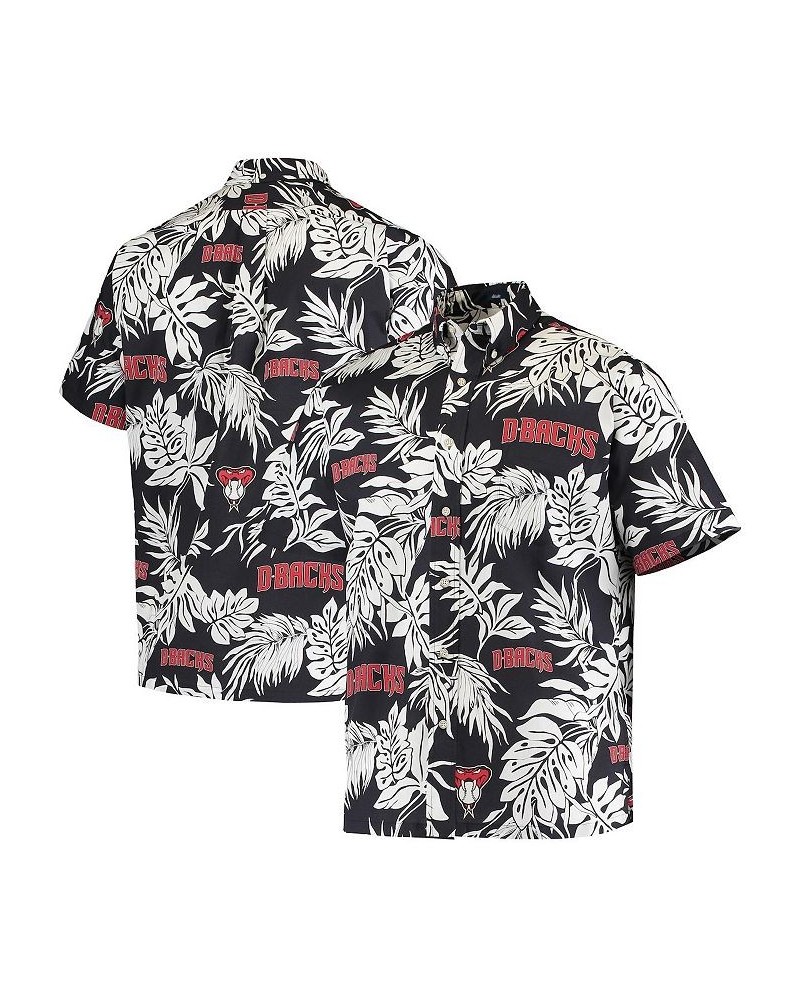 Men's Black Arizona Diamondbacks Aloha Button-Down Shirt $36.40 Shirts