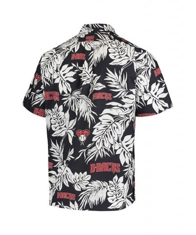 Men's Black Arizona Diamondbacks Aloha Button-Down Shirt $36.40 Shirts