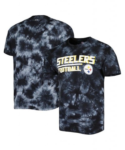 Men's Black Pittsburgh Steelers Recovery Tie-Dye T-shirt $32.44 T-Shirts