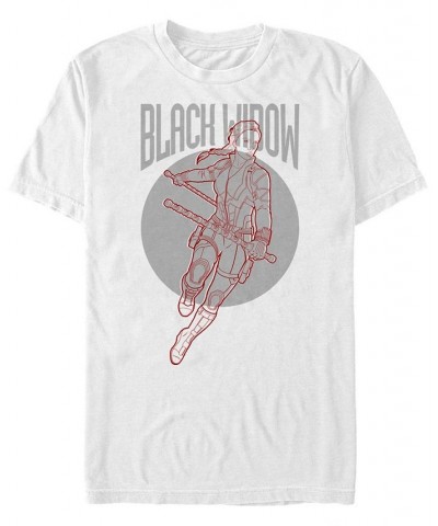 Marvel Men's Avengers Endgame Black Widow Pop Art, Short Sleeve T-shirt White $14.70 T-Shirts