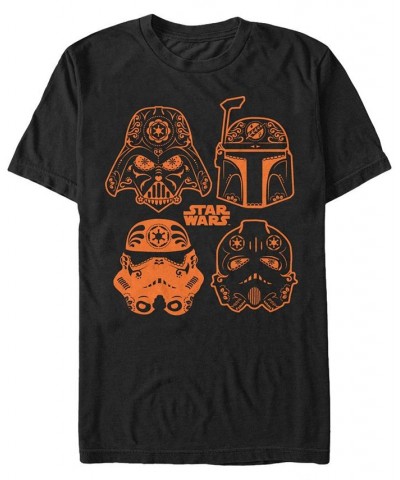 Star Wars Men's Sugar Skull Empire Short Sleeve T-Shirt Black $15.40 T-Shirts