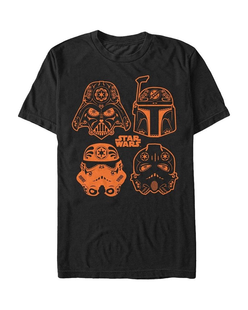 Star Wars Men's Sugar Skull Empire Short Sleeve T-Shirt Black $15.40 T-Shirts