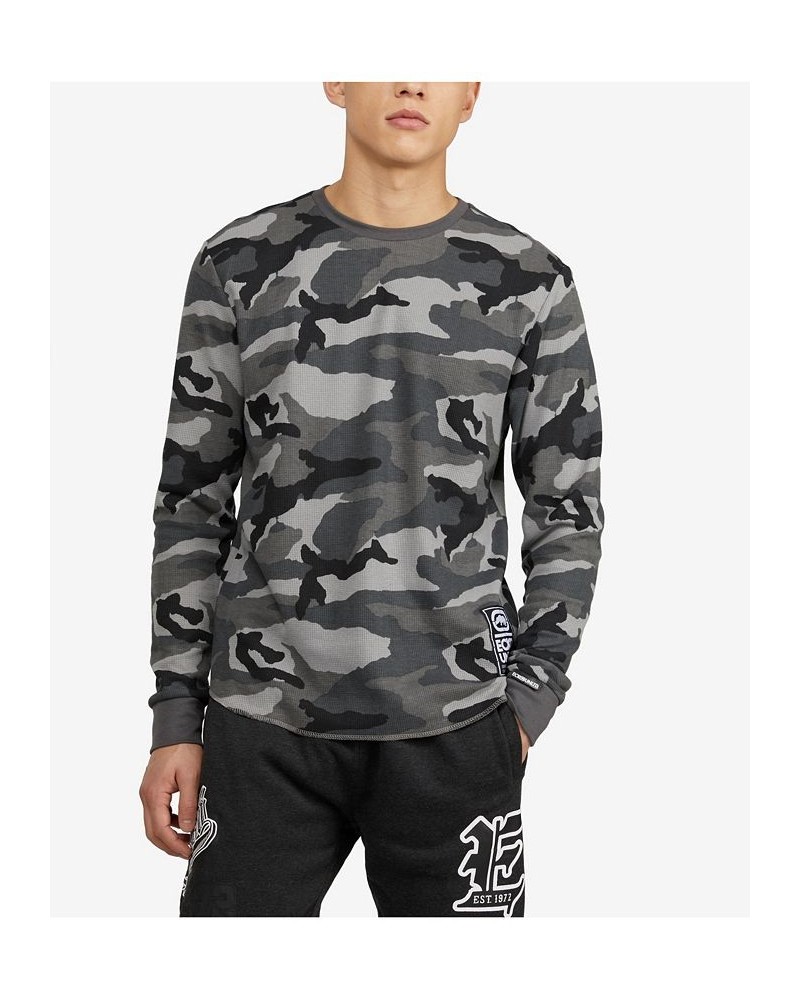 Men's All Over Print Stunner Thermal Sweater Street Camo $24.00 Sweaters