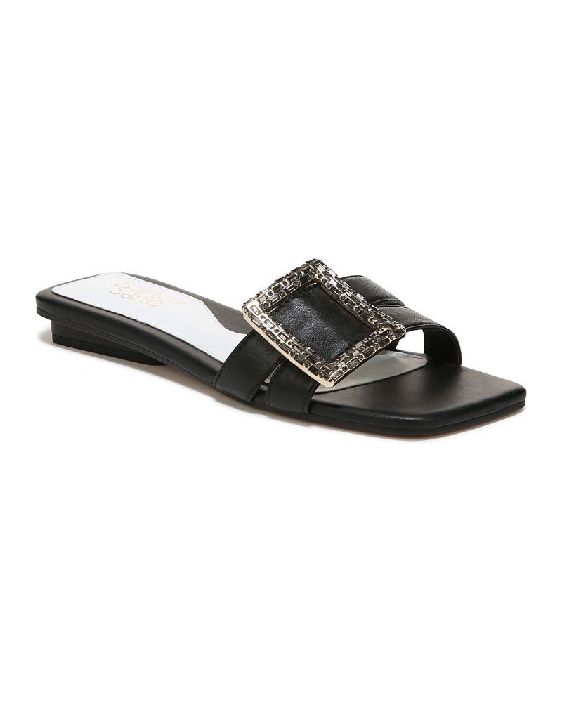 Nalani Slide Sandals Black $47.60 Shoes