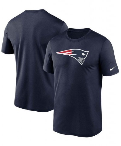 Men's Big and Tall Navy New England Patriots Logo Essential Legend Performance T-shirt $26.49 T-Shirts