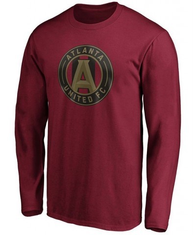 Men's Josef Martinez Red Atlanta United FC Playmaker Name and Number Long Sleeve T-shirt $19.75 T-Shirts