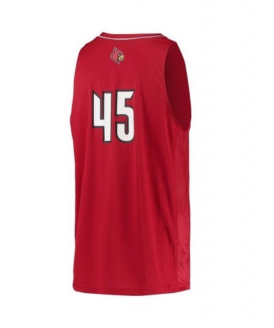 Men's Number 45 Red Louisville Cardinals Swingman Basketball Jersey $37.73 Jersey