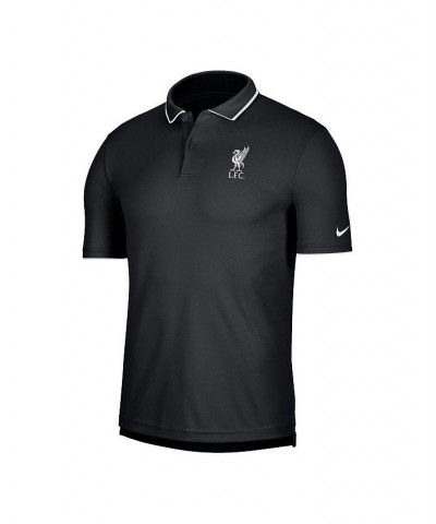 Men's Black Liverpool Collegiate Polo Shirt $30.55 Polo Shirts