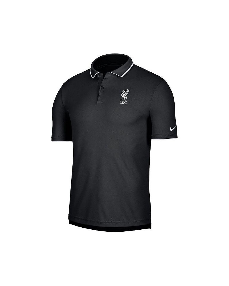 Men's Black Liverpool Collegiate Polo Shirt $30.55 Polo Shirts