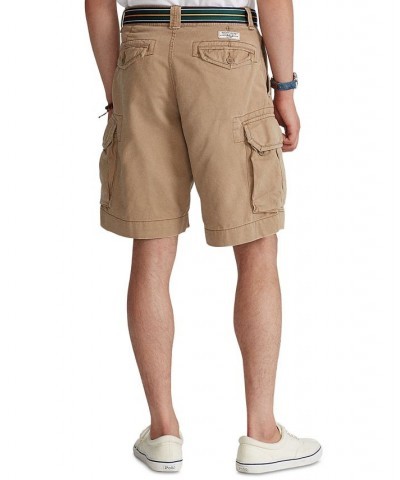 Men's Shorts 10-1/2" Inseam Classic Gellar Cargo Shorts Tan/Beige $51.00 Shorts