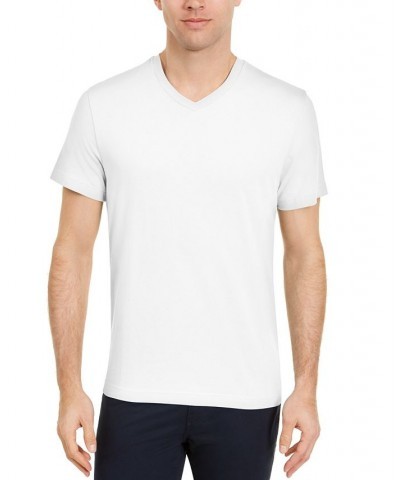 Men's Solid V-Neck T-Shirt PD02 $9.34 T-Shirts
