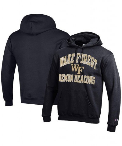 Men's Black Wake Forest Demon Deacons High Motor Pullover Hoodie $38.49 Sweatshirt