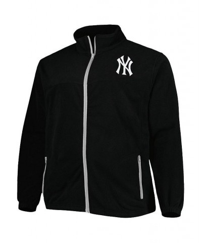 Men's Black New York Yankees Big and Tall Polar Full-Zip Jacket $40.79 Jackets